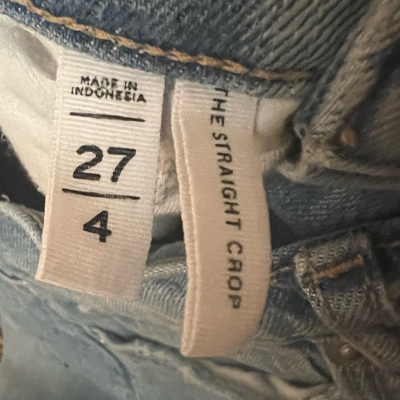 “The Straight Crop” Loft Jeans | Size 4 - Picture 4 of 4
